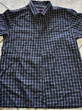 Y2K Boys Tony Hawk plaid button up size XL 18/20